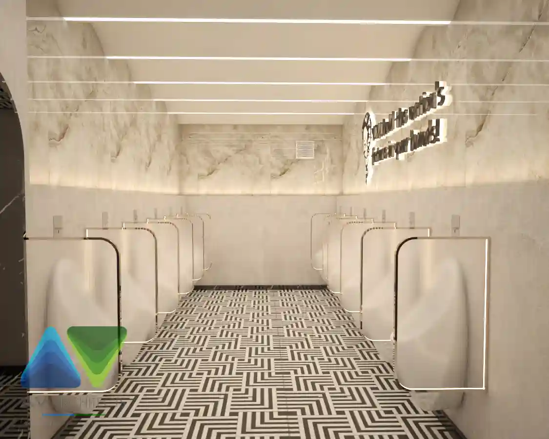 Toilets commercial Interior Project